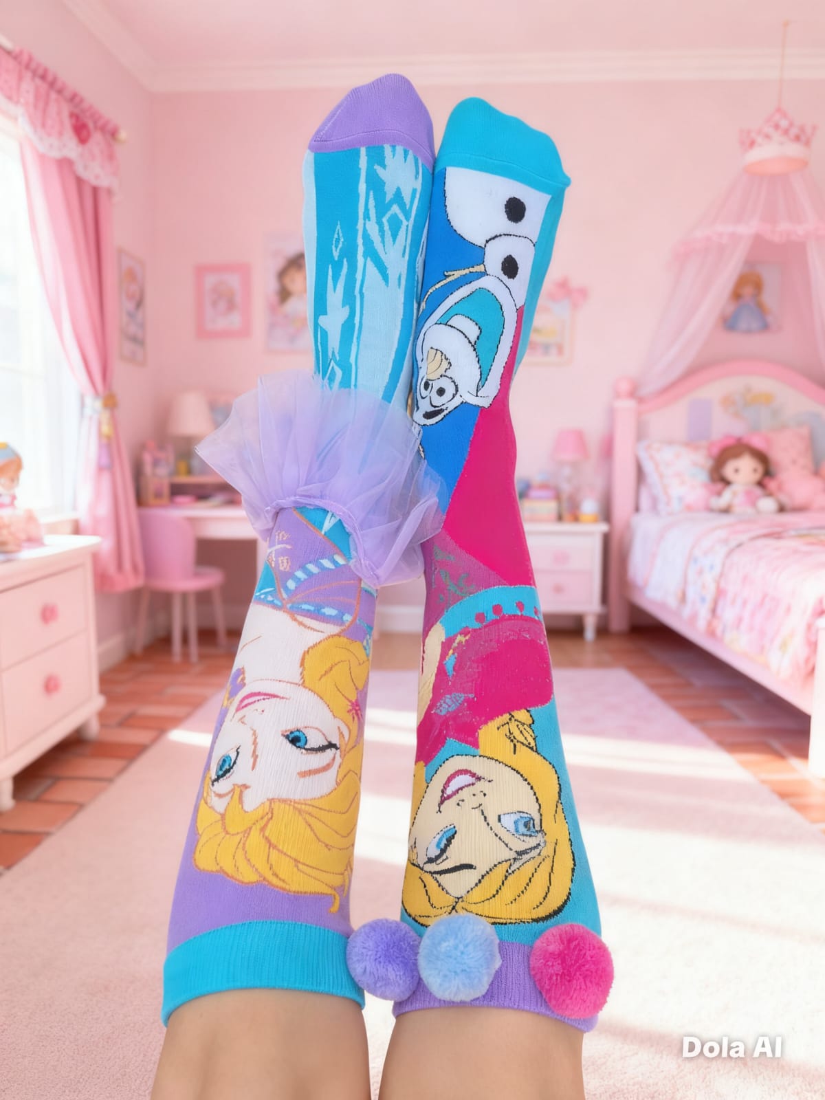 MEDIAS NIÑOS ANIMADAS - ESTAMPADO: INSIDE OUT 2